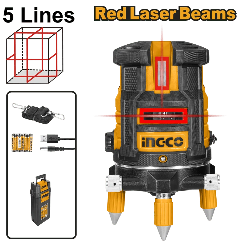 Livella laser autoreg. 0-30M (RAGGIO ROSSO)