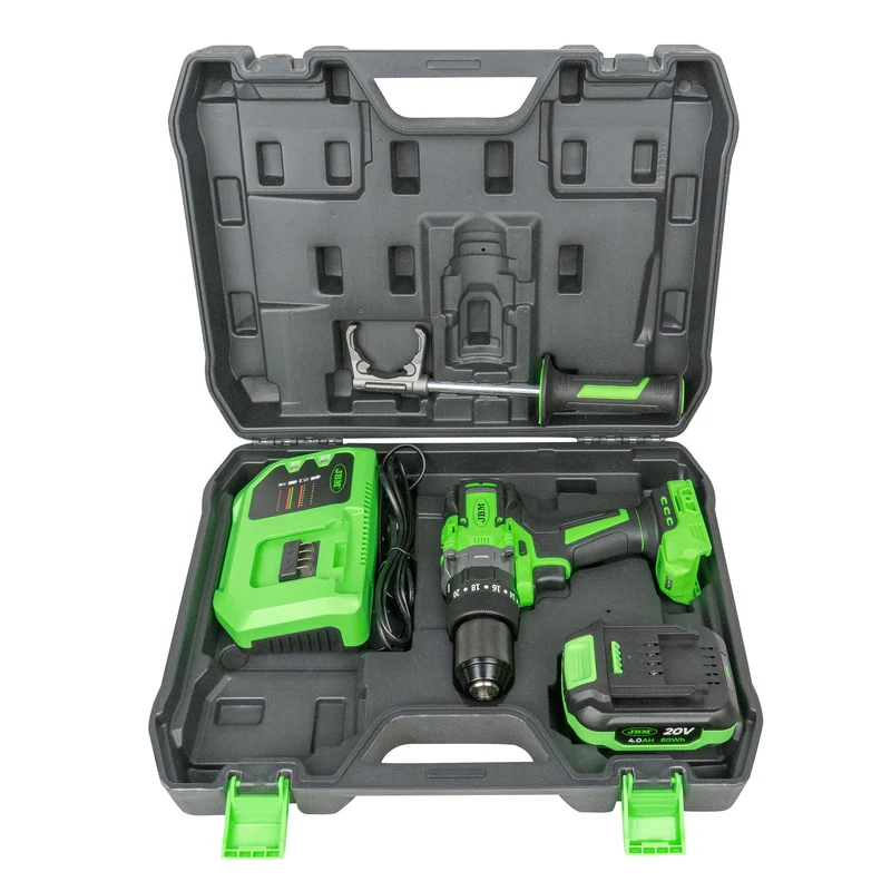 TRAPANO A 2 VELOCITÀ BRUSHLESS A BATTERIA CON CUSTODIA 60047C JBM