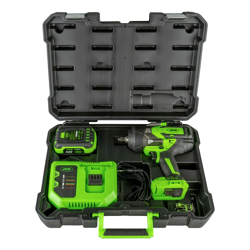AVVITATORE PNEUMATICO BRUSHLESS A BATTERIA 1/2" 1300NM CON VALIGETTA 60044C JBM