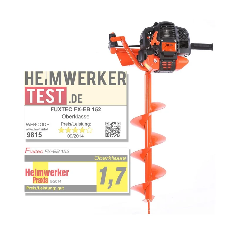 B-WARE FUXTEC FX-EB152 Trapano a colonna incluso 100,150,200 mm - Edizione NL