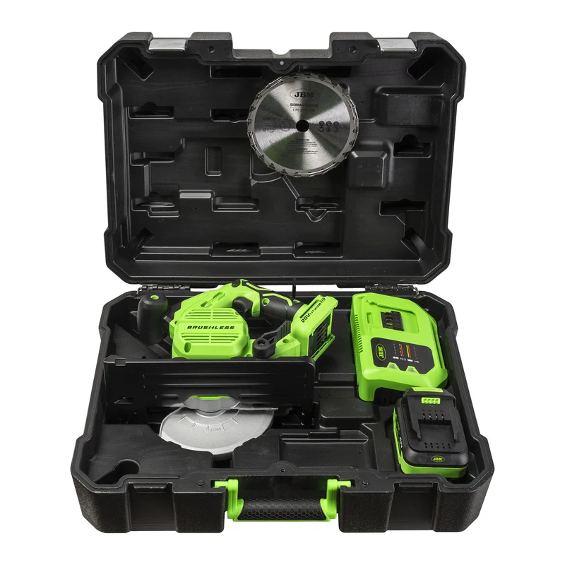 SEGA CIRCOLARE BRUSHLESS A BATTERIA CON CUSTODIA 60007C JBM