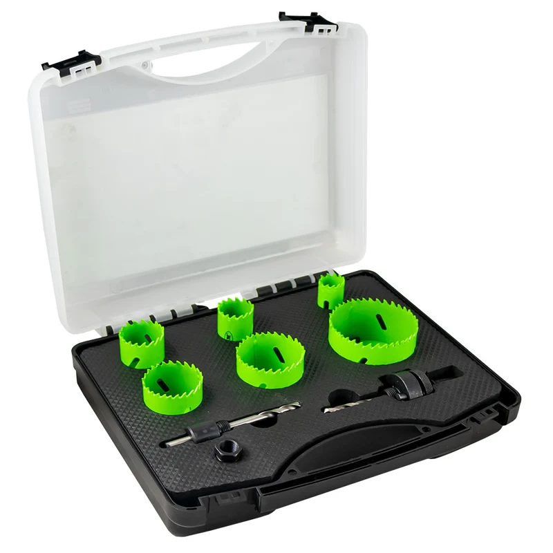 SET DI SEGHE AD ANELLO BIMETALLICHE CON ADATTATORI 53859 JBM