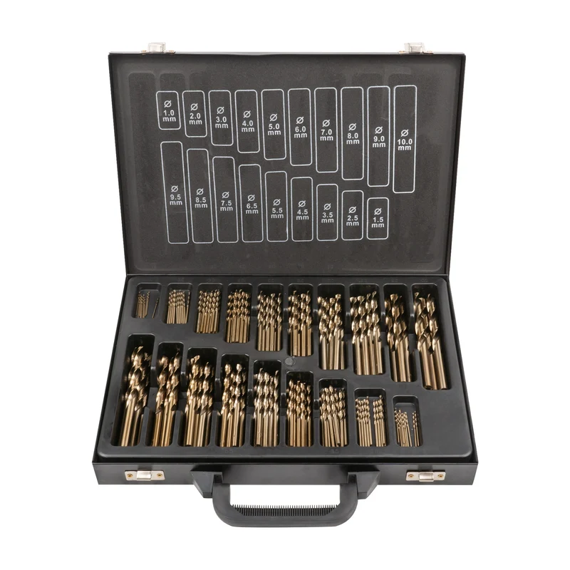 SET DI PUNTE ELICOIDALI 1-10MM HSS-CO5 COBALTO 54348 JBM