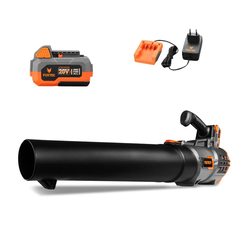 B-WARE Soffiatore a batteria 20V FX-E1LB20 FUXTEC Set- con 1x batterie 4Ah e caricabatterie 2,4A