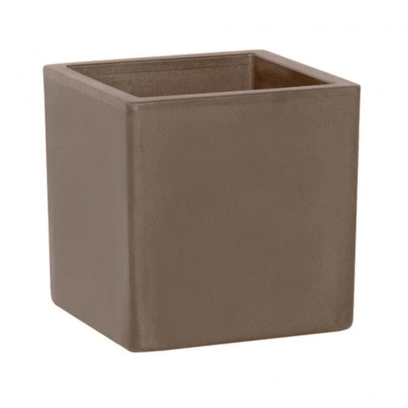 Vaso Cubo Viareggio Tortora 35cm