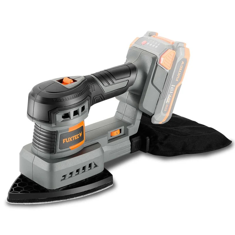 B-WARE Levigatrice Orbitale a batteria FUXTEC 20V FX-E1MS20 Solo senza batteria