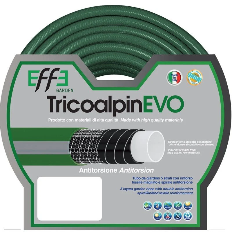 Tubo Irrigazione 5 Strati Tricoalpin EVO – Ultra Resistente Anti-Torsione per Giardino e Agricoltura