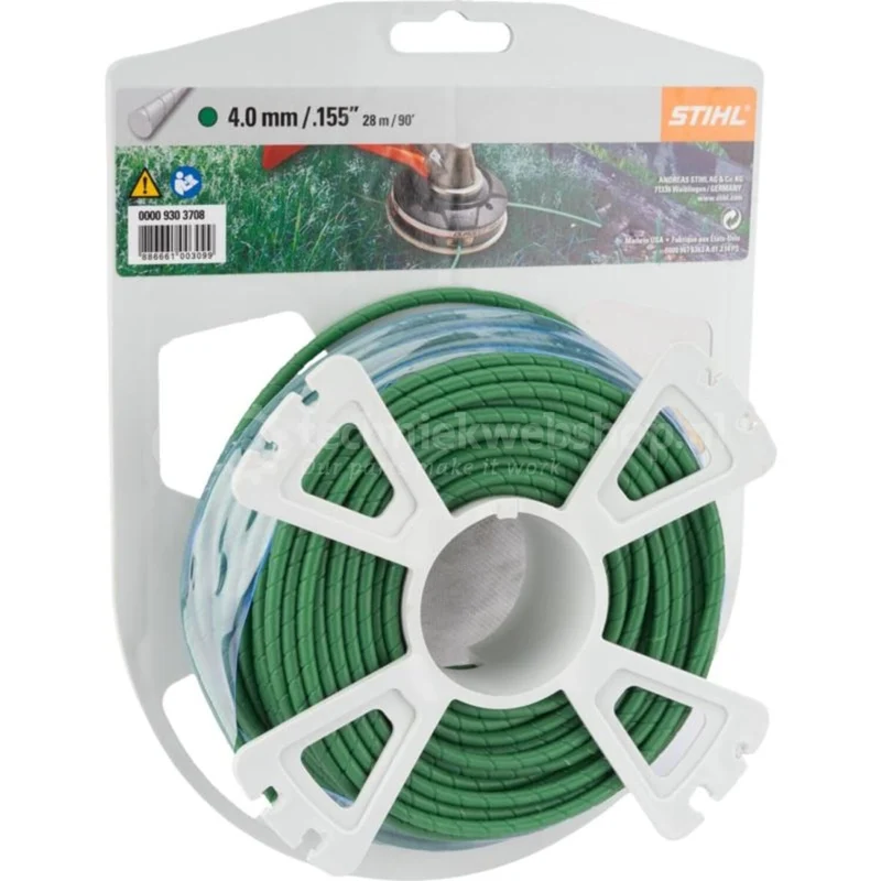 Filo decespugliatore Stihl tondo silenziato da 4.0mm e lunghezza 27mt
