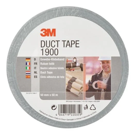 Nastro Americano Telato 3M 1900 50mm x 50m (Duct Tape Professionale)