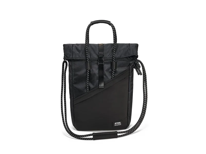 Borsa Stihl "urban style" in poliestere nera e grigia