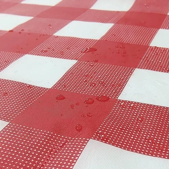 Tovaglie da picnic - Rood e bianco - 137 x 274 cm - Ideali per feste di compleanno, matrimoni, Natale e baby shower