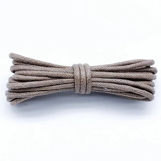 2 paia di cavi in cotone di 140 cm - Cavi in cotone di 2,5 mm - Cavi in cotone robusti - Cavi in cotone resistenti - Cavi per stivali - Cavi impermeabili in pelle - Per scarpe e stivali eleganti