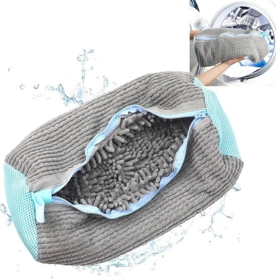 Sacca per scarpe anti-deformazione - 39x19cm sacca per pulire scarpe - sacca per scarpe in mesh - sacca per pulire scarpe in piuma duratura - sacca per lavatrice per scarpe riutilizzabile - adatta per la maggior parte dei tipi di scarpe
