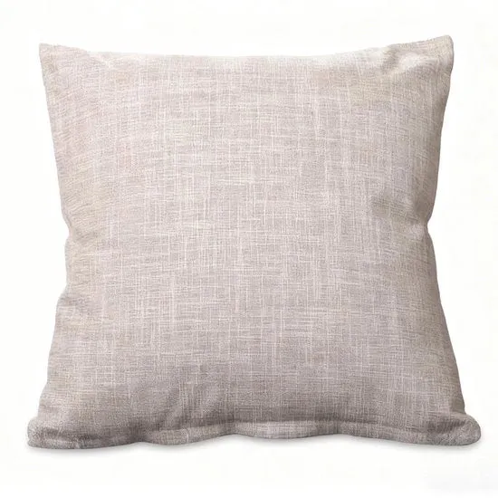 2 copie di coprifuoco decorativo per cuscini - stile rustico di fattoria Boho arredamento di casa - copertura di cuscino in lino spesso - copertura quadrata di cuscino - con cerniera invisibile - adatto per divano letto, ufficio (45x45 cm)