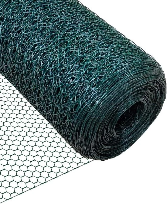 Gassiflessibile a forma di coniglio con valvola a forma di coniglio, larghezza 25mm, altezza 100cm, lunghezza 50m, rivestimento PVC verde