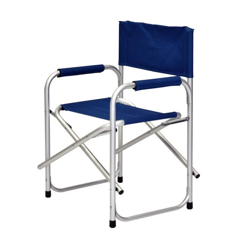Sedia Regista Pieghevole in Alluminio Blu by Xone – Leggera e Compatta