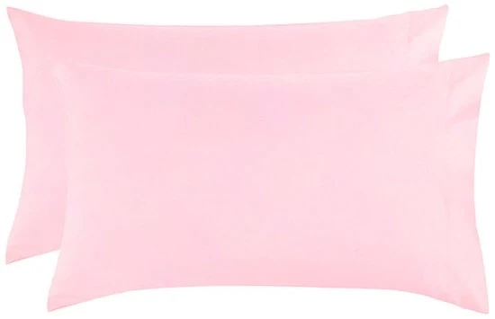 Set di 2 cuscini copri - Dimensioni 51*92cm - Copri cuscino in 100% poliestere con chiusura a sacchetto - Resistente alle pieghe, incolore, resistente alle macchie copri cuscino - rosa - 20*36in(51*92cm)