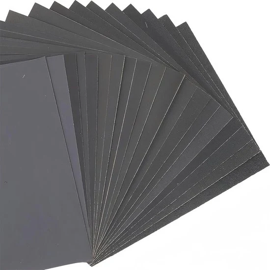 Schiuma abrasiva - Polire - Impermeabile - Idonea per - 800/1200/1500 grana - Nero.