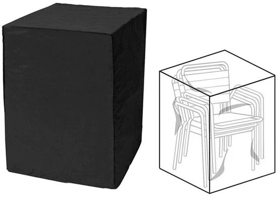 Ottomani per giardino - Ottomani acqua resistente per giardino - Ottomani per giardino - Ottomani da appoggio - 210D Oxford - Acqua resistente - Nero
