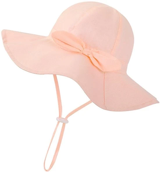 Cappello per bambini - 2 pezzi - Cappello per bambini di età inferiore ai 3 anni - Cappello protettivo estivo per bambini con bordo ampio - Cappello in cotone - Cappello a cono - Cappello per nuoto - XL - Adatto per bambini di 3-4 anni