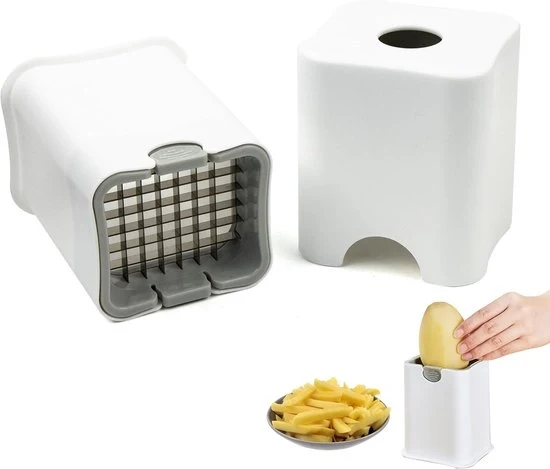 Snipatore multifunzionale - snipatore rapido per verdure e frutta - bianco - acciaio inossidabile