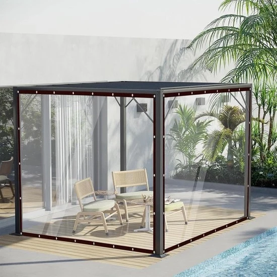 Dekzeil Transparante - Acquaproteggi e Resistente al Tempo - 1 pezzo - PVC - 2 x 4 m