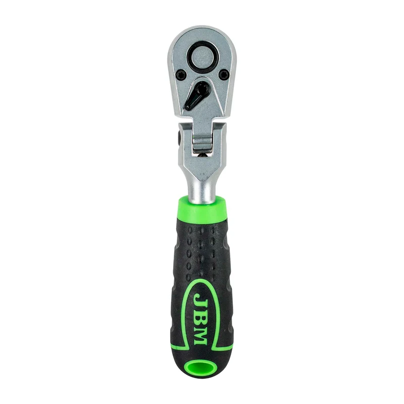 CRICCHETTO ARTICOLATO 1/4" CON TESTA A 72 DENTI 165MM 54691 JBM