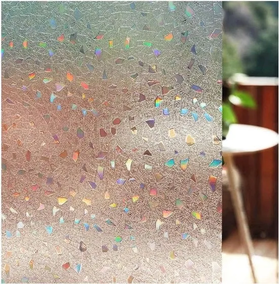 Foglia decorativa per finestre con finitura opaca - 50 x 300 cm - vetrofollia decorativa UV-resistente - riciclabile - vetrofollia isolante per finestre - alta durata - adsorbimento statico - protezione della privacy