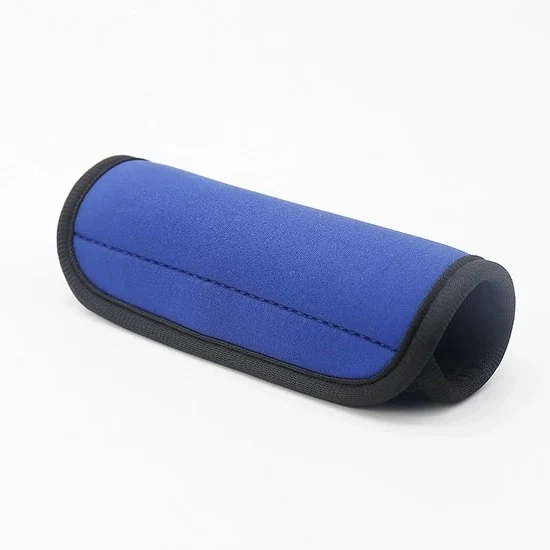 5 pezzi di estensione manubrio per bagaglio in neoprene, etichette per bagaglio in colori vivaci | estensioni manubrio | copricaviglia manubrio - blu