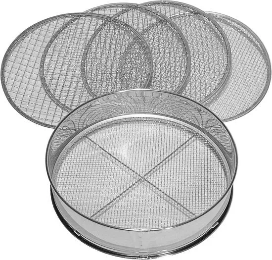 Strumento per giardino 5 in 1 - Adatto per terra, pietre e compost - 30 cm - Metallo
