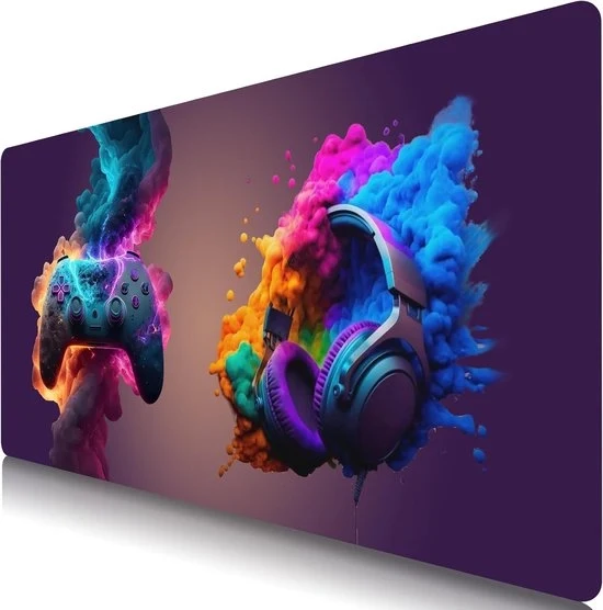 Matrice per gaming XXL con gomma antiscivolo - 900 x 400 mm