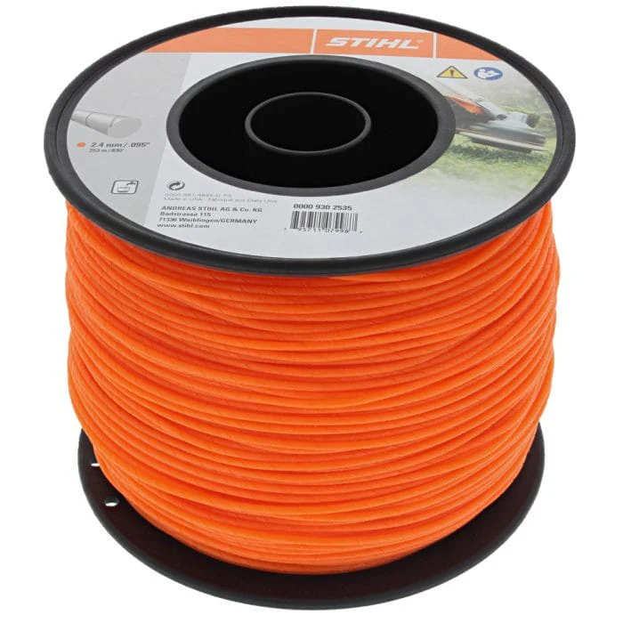 Filo decespugliatore Stihl tondo silenziato da 2.4mm e lunghezza 253mt