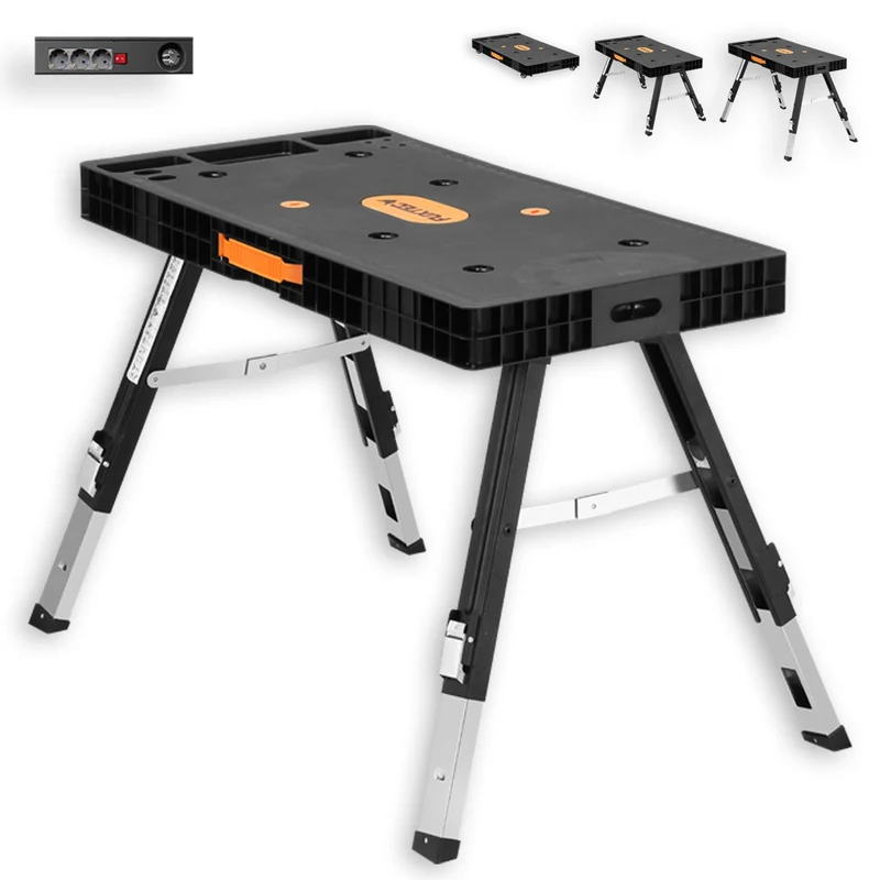 B-WARE Banco da lavoro multifunzione FUXTEC FX-WB 5in1 pieghevole e portatile