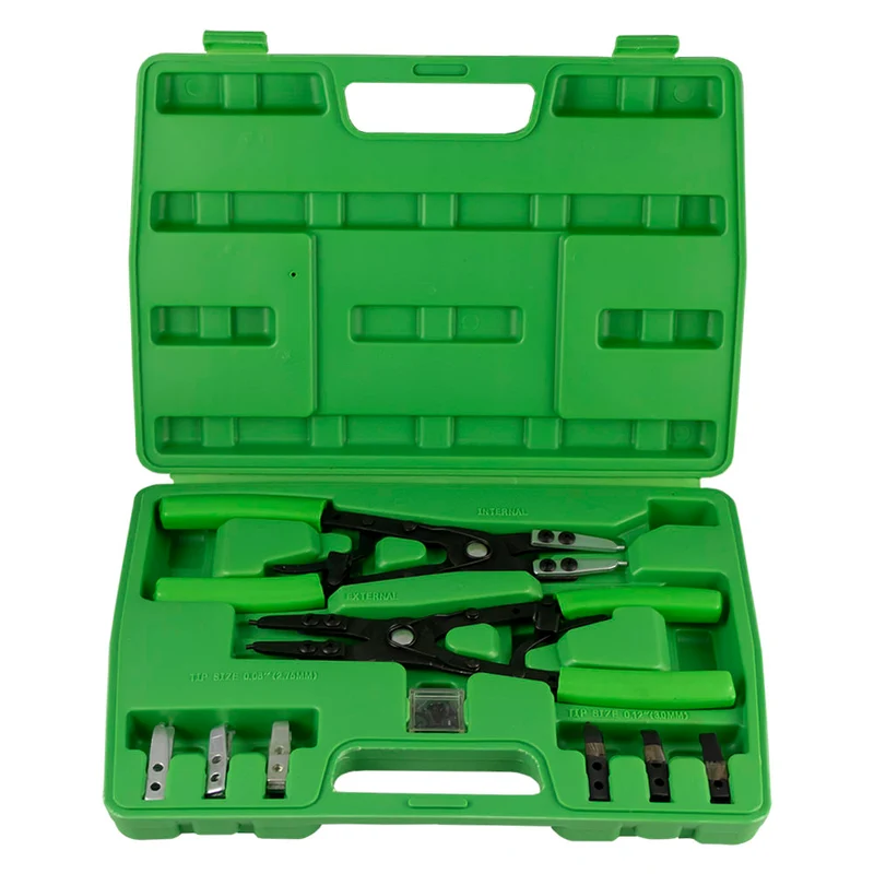 SET DI PINZE SEEGER CON PUNTE INTERCAMBIABILI CON VALIGETTA 53389 JBM