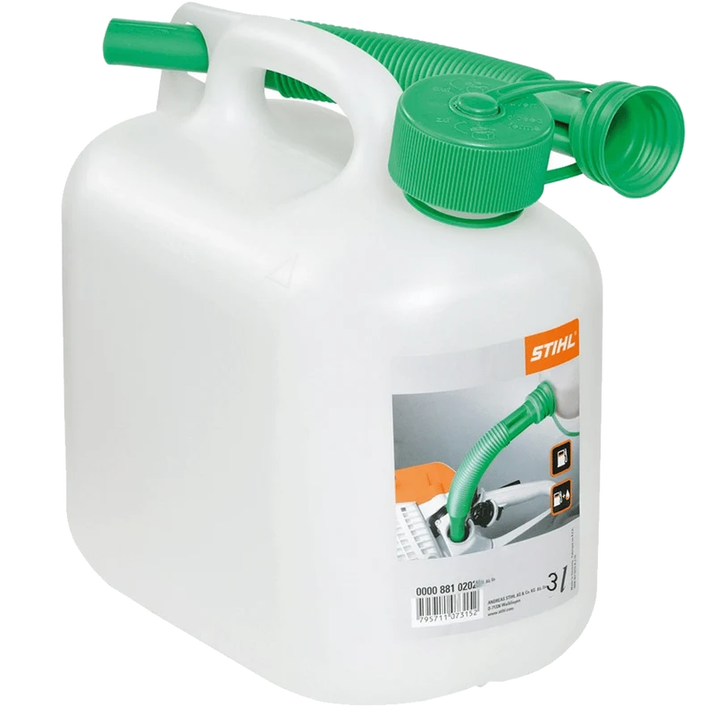 Tanica Stihl 3 litri per benzina trasparente omologata.