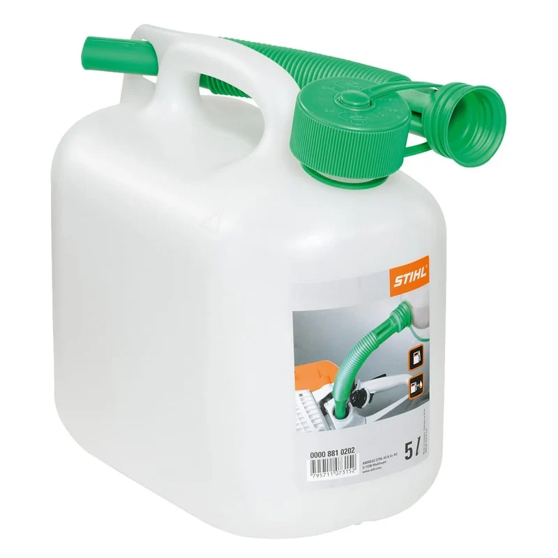 Tanica Stihl 5 litri per benzina trasparente omologata.