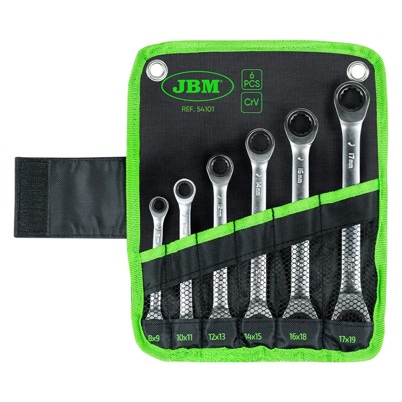 SET DI 6 CHIAVI A CRICCHETTO 54101 JBM