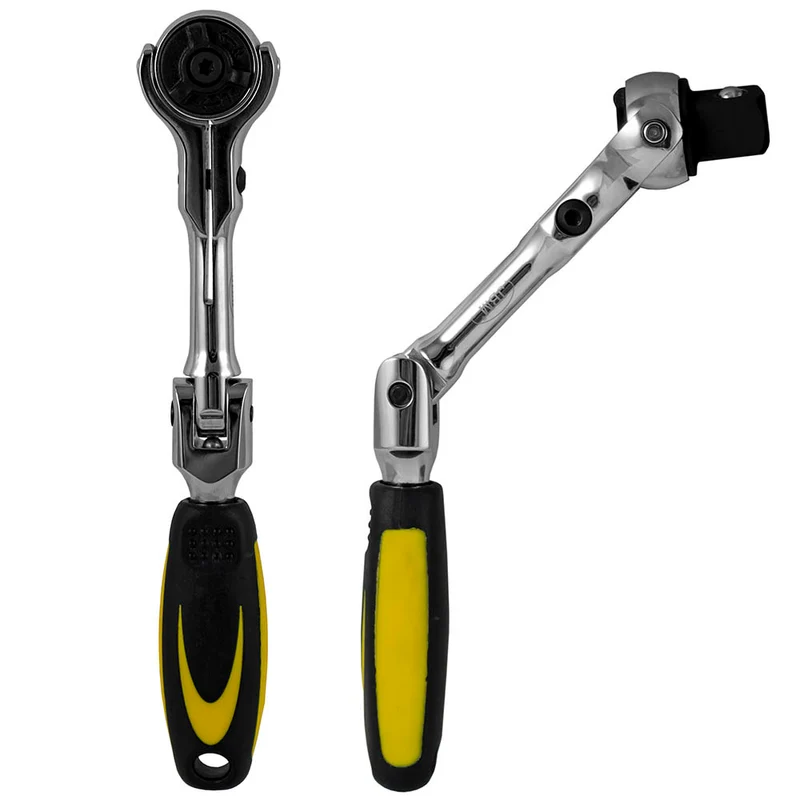 CRICCHETTO ARTICOLATO 1/2" CON TESTA A 72 DENTI 172MM 52588 JBM