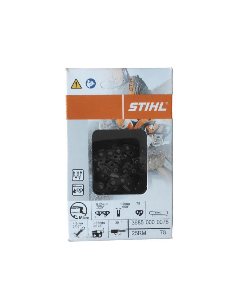 Catena originale stihl 78 maglie passo 325" spessore 1,5mm per barra