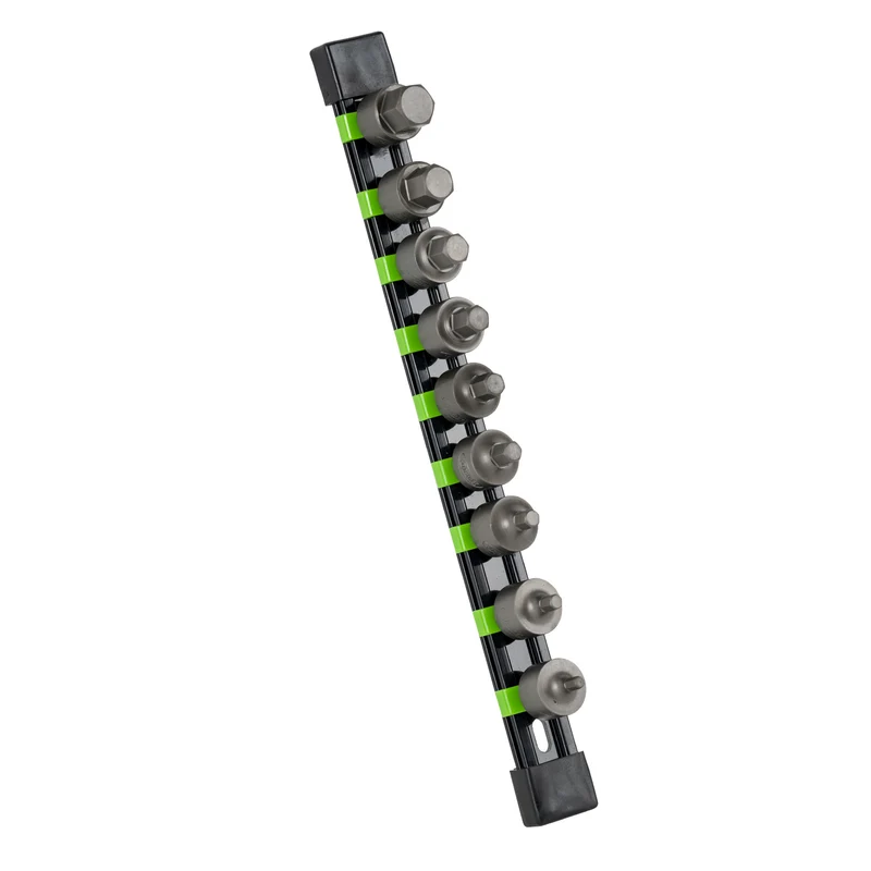 SET DI 9 INSERTI ALLEN CORTI CON BUSSOLE 3/8" 54545 JBM
