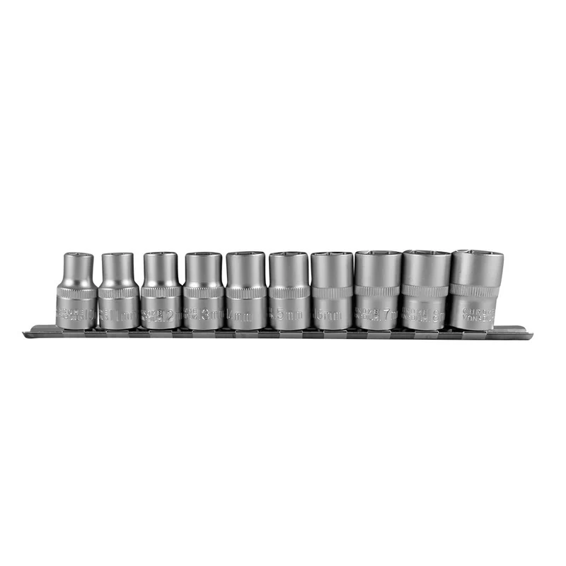 SET DI 10 BUSSOLE ESAGONALI 1/2" 52714 JBM