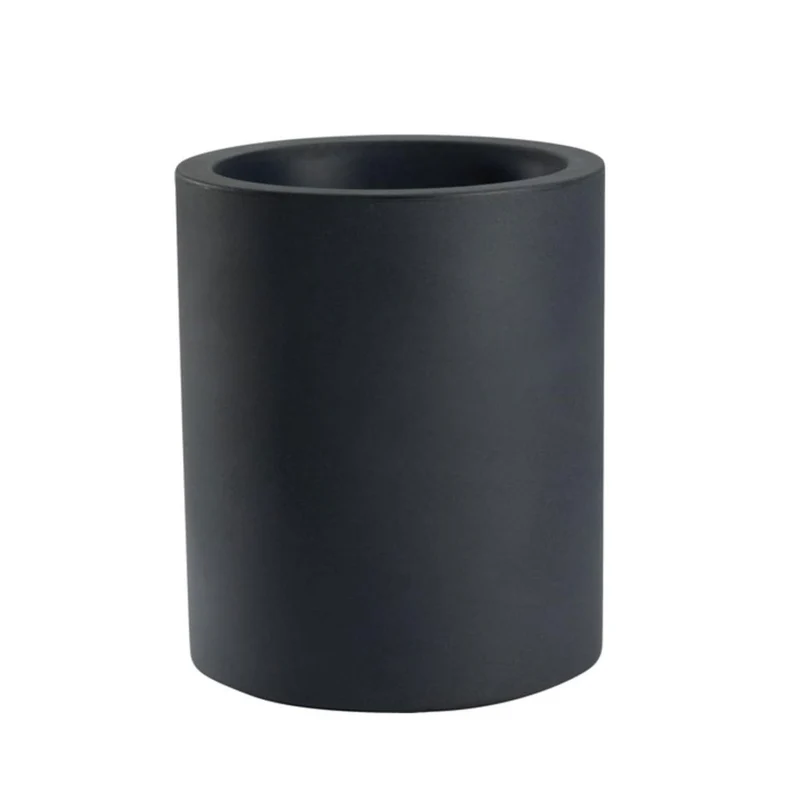 Vaso cilindro Antracite Echo 35cm Nicoli