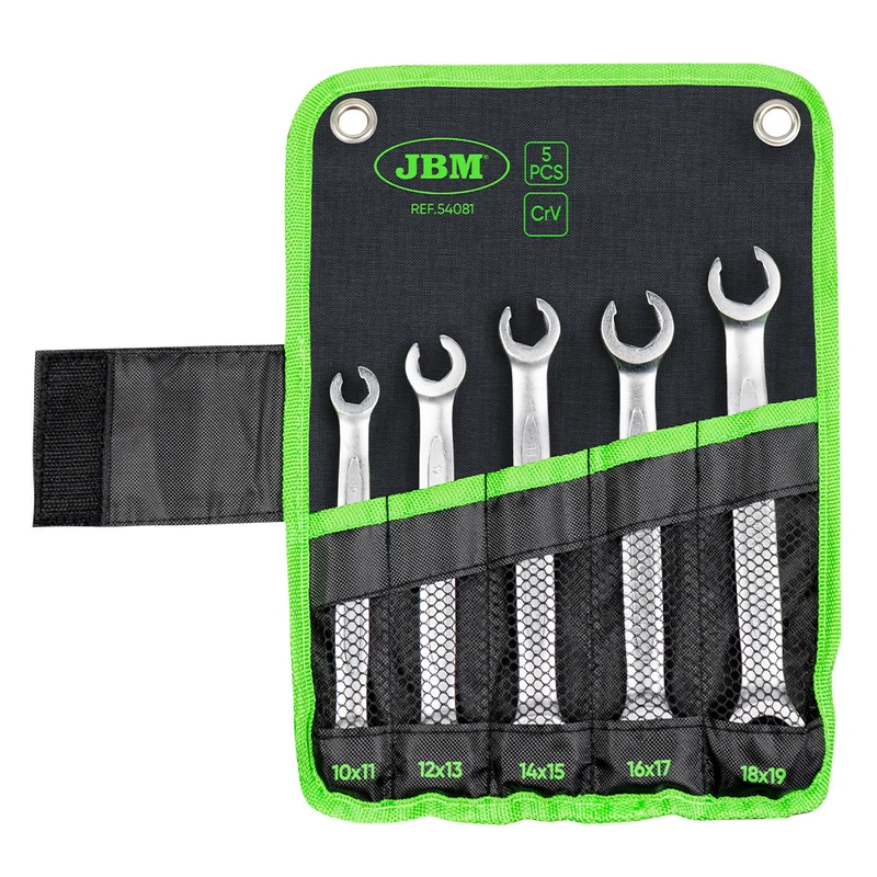 SET DI 5 CHIAVI ESAGONALI APERTE A 6 TAGLIENTI 54081 JBM