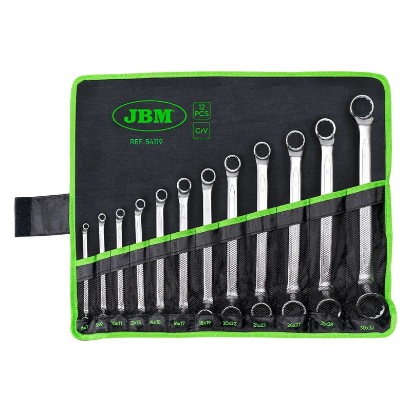 SET DI 12 CHIAVI A GOMITO A 12 POLI 54119 JBM