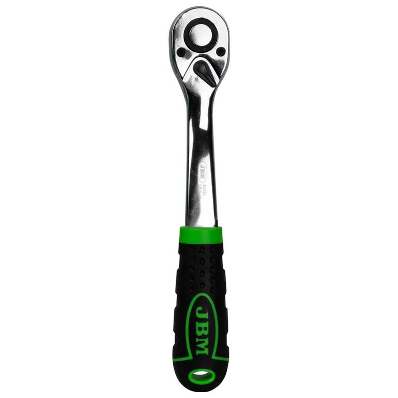 CRICCHETTO 1/2" CON TESTA A 72 DENTI 255MM - CROMATO 54024 JBM