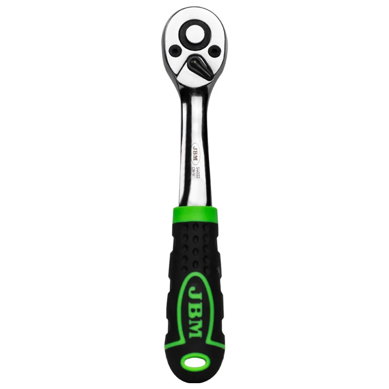 CRICCHETTO 1/4" CON TESTA A 72 DENTI 145MM - CROMATO 54022 JBM