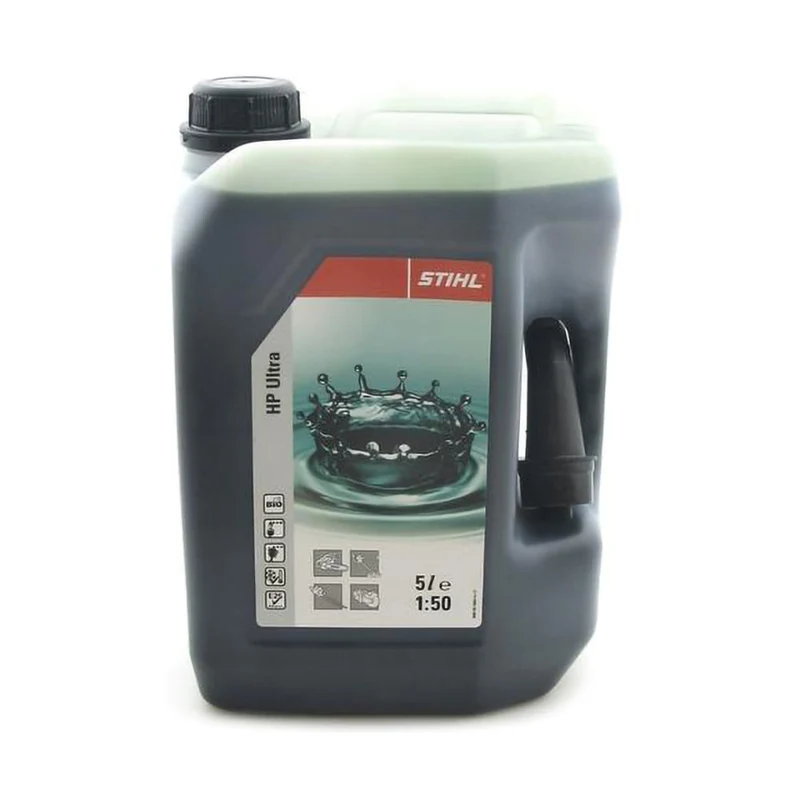 Olio HP ULTRA Stihl 5 Lt totalmente sintetico per motore a 2 tempi.