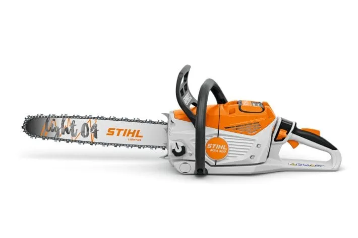 Motosega a batteria Stihl MSA 300 C-O top di gamma con barra da 40cm.