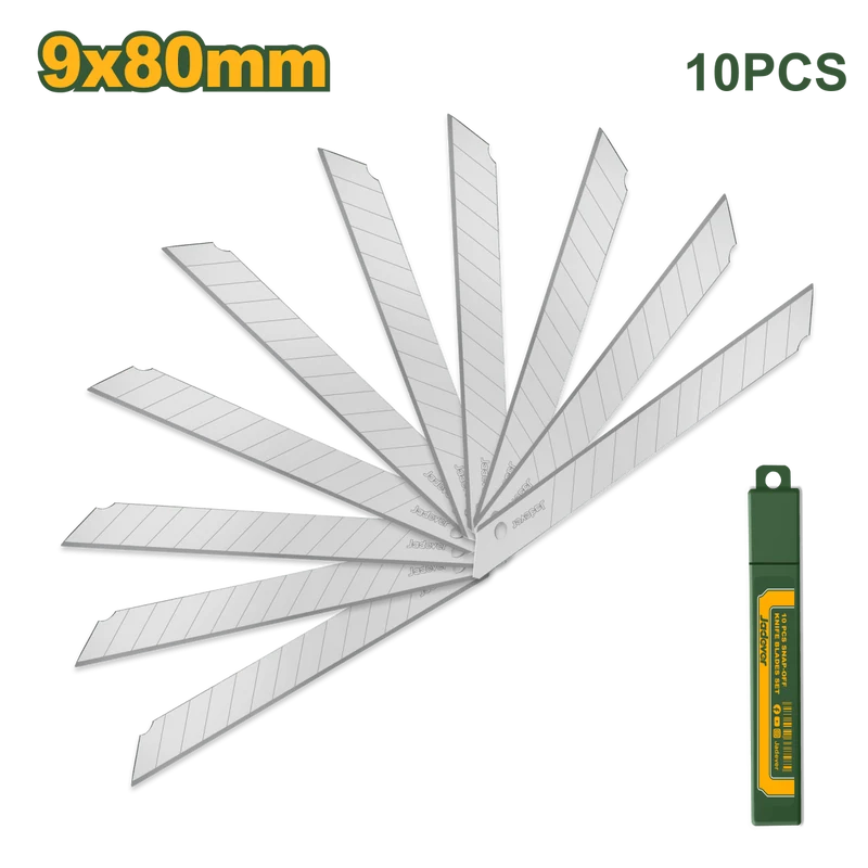 Lame di Ricambio per Cutter 9×80 mm – Set da 10 Pezzi