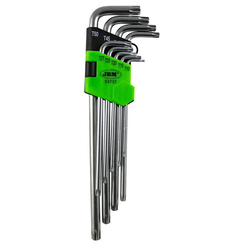 SET DI 9 CHIAVI TORX EXTRA LUNGHE 53737 JBM